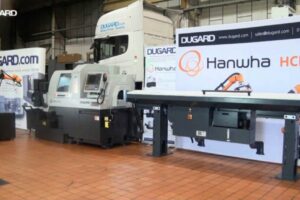 Hanwha XD42 Sliding Head CNC Lathe