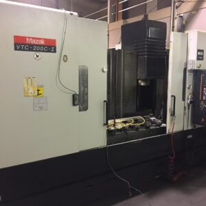 Used MAZAK VTC-200-C-II CNC vertical machining Center
